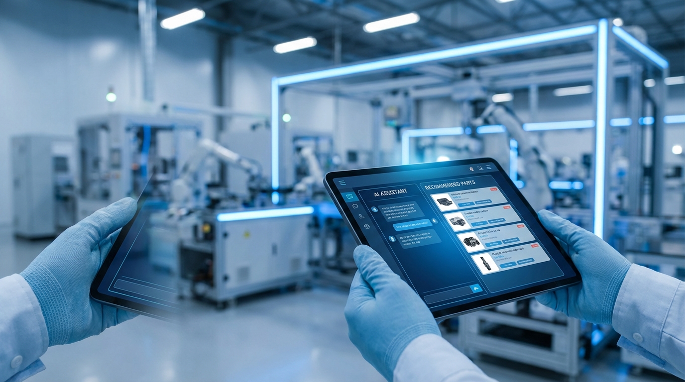 BtoB製造業のチャットボット活用を解説する記事のカバー画像