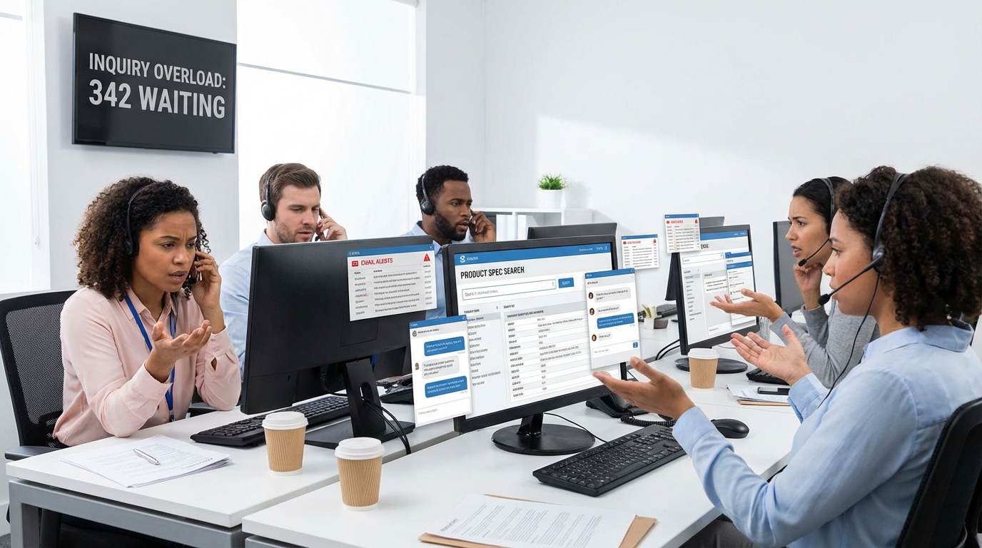 技術問い合わせ削減